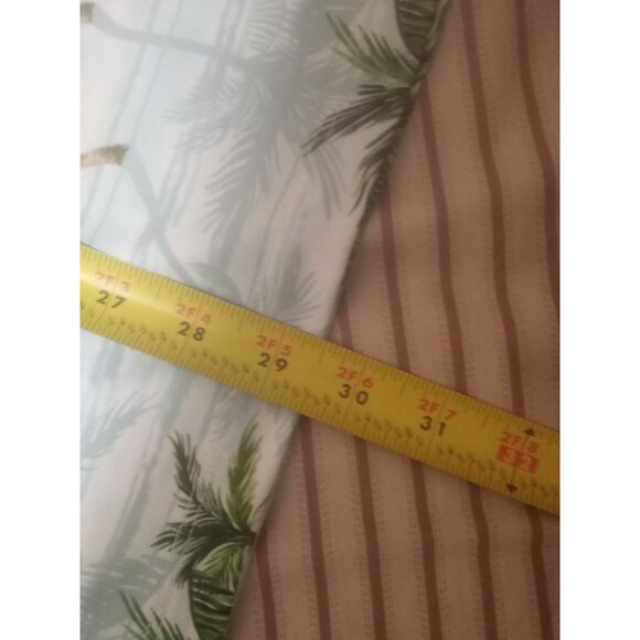 Yatta Golf Polo Shirt Mens Size XL Blue Green Floral Hawaiian Short Sleeve - Picture 12 of 12